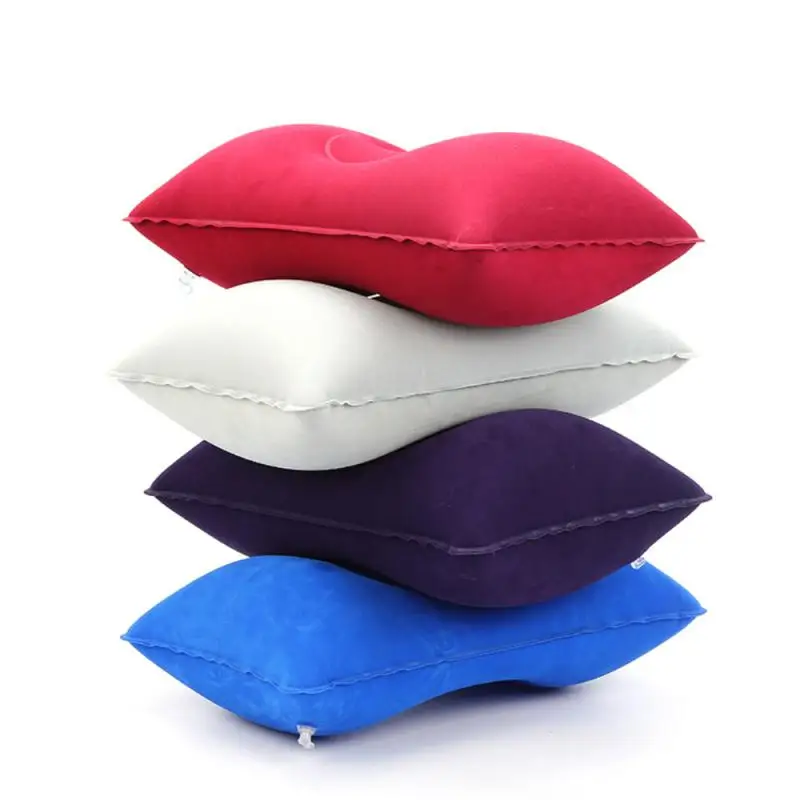 Portable Fold Outdoor Travel Sleep Pillow Camping Tent Inflatable Pillow Airplane Hotel Rest Comfortable Sleep Pillows