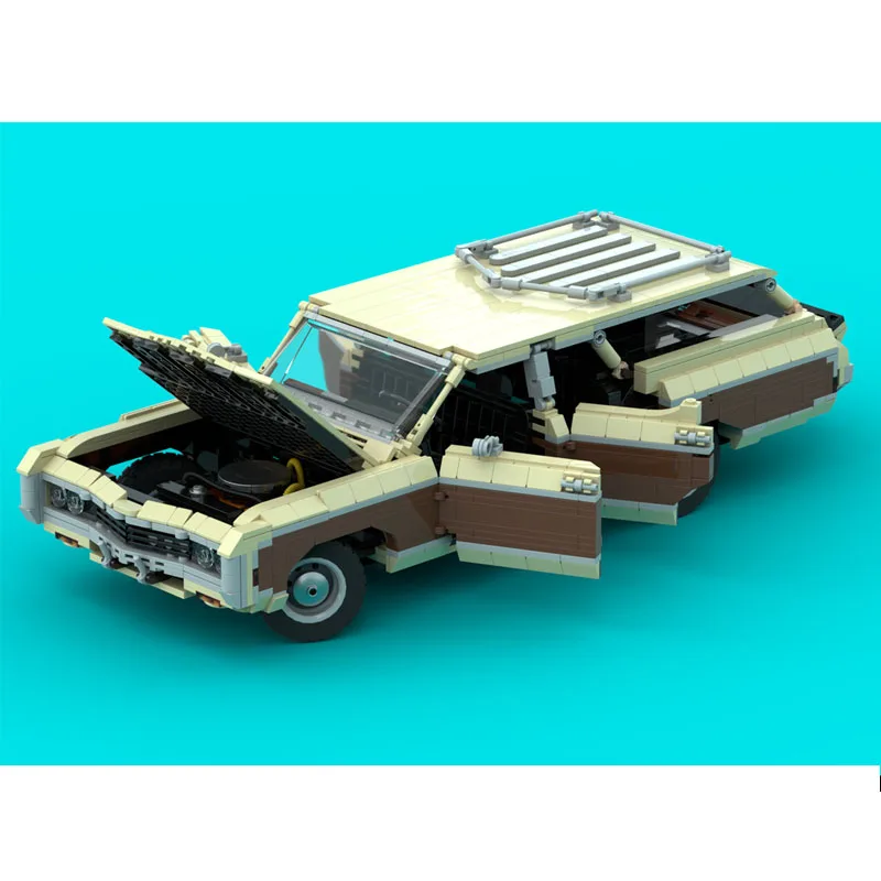 

MOC-244817 Classic New 90s Iconic Sports Supercar Building Block Model, 1541 Parts, Boys' Children's Birthday Toy Gift