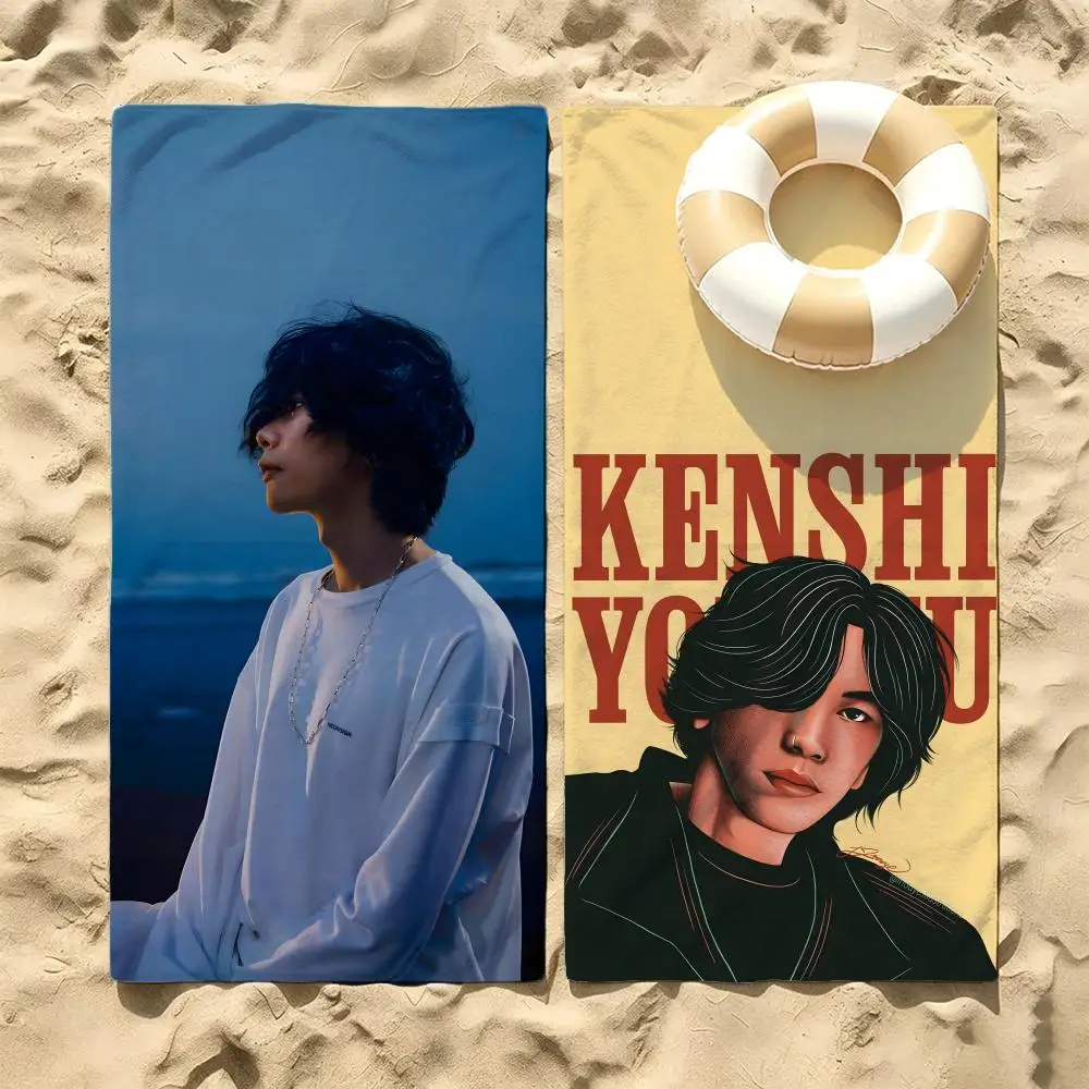 Singer Kenshi Yonezu Towel Microfiber beach towel, quick-dry, sand-free, ultra-fine fiber, super soft.