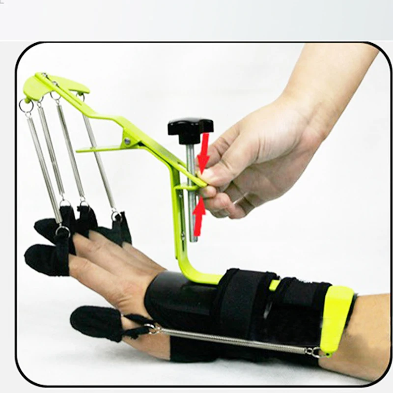 Adjustable Finger Exerciser Machine Stroke Rehabilitation Equipment Physiotherapy Finger Dynamic Orthotic Device
