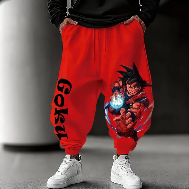 Dragon Ball Men's Pants Trousers Sweatpants Japanese Anime Master Roshi Autumn Winter Y2k Harajuku 100% Cotton Casual Leggings - Image 2