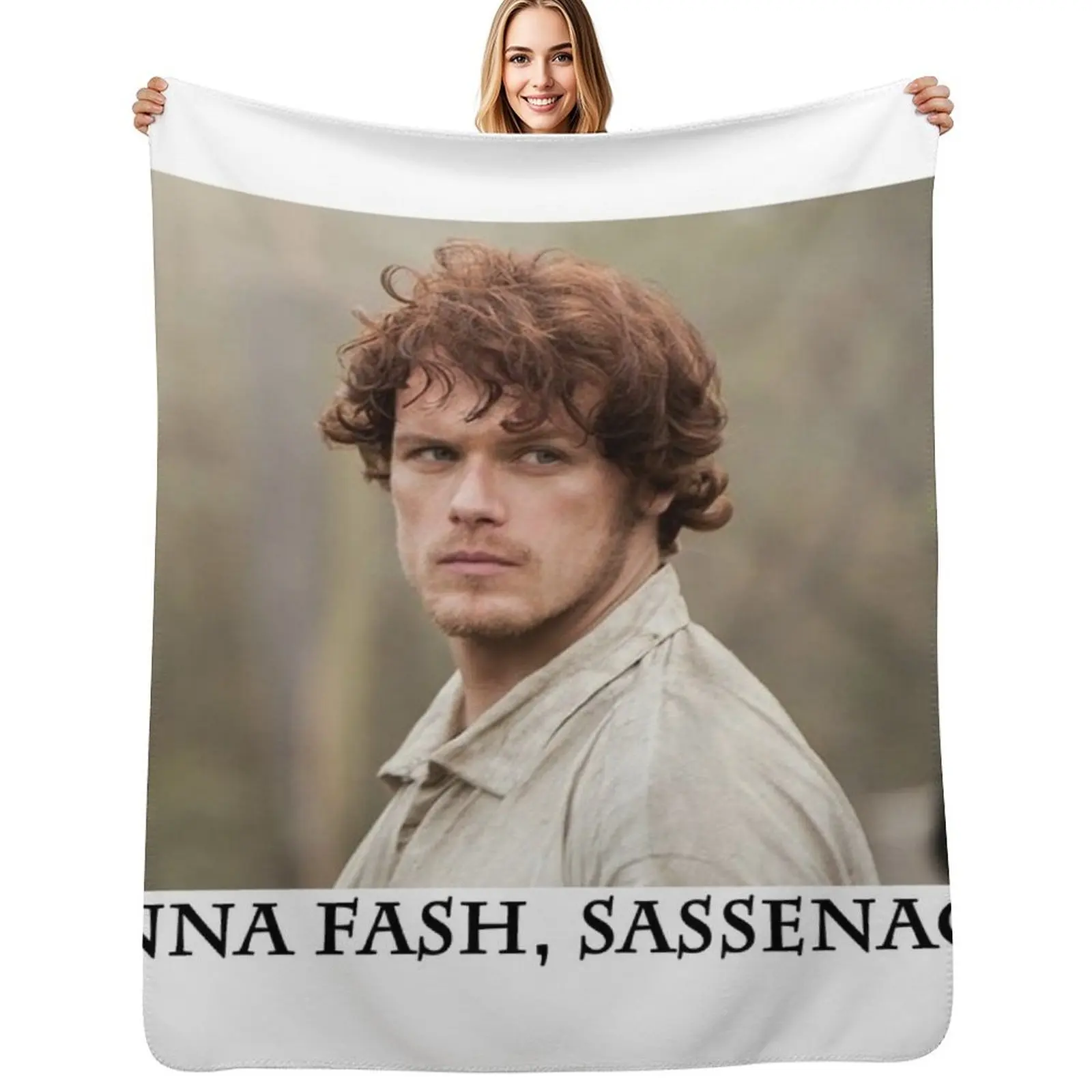 Dinna fash, Sassenach. Manta de Piel Sintética Suave y Cálida para Cama