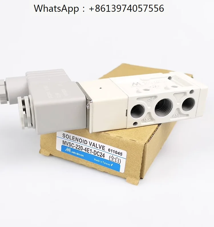 

MINDMAN Taiwan Jinqi Electromagnetic Valve MVSC-220/300/460-4E1/4E2/4E2C Pneumatic Directional Valve