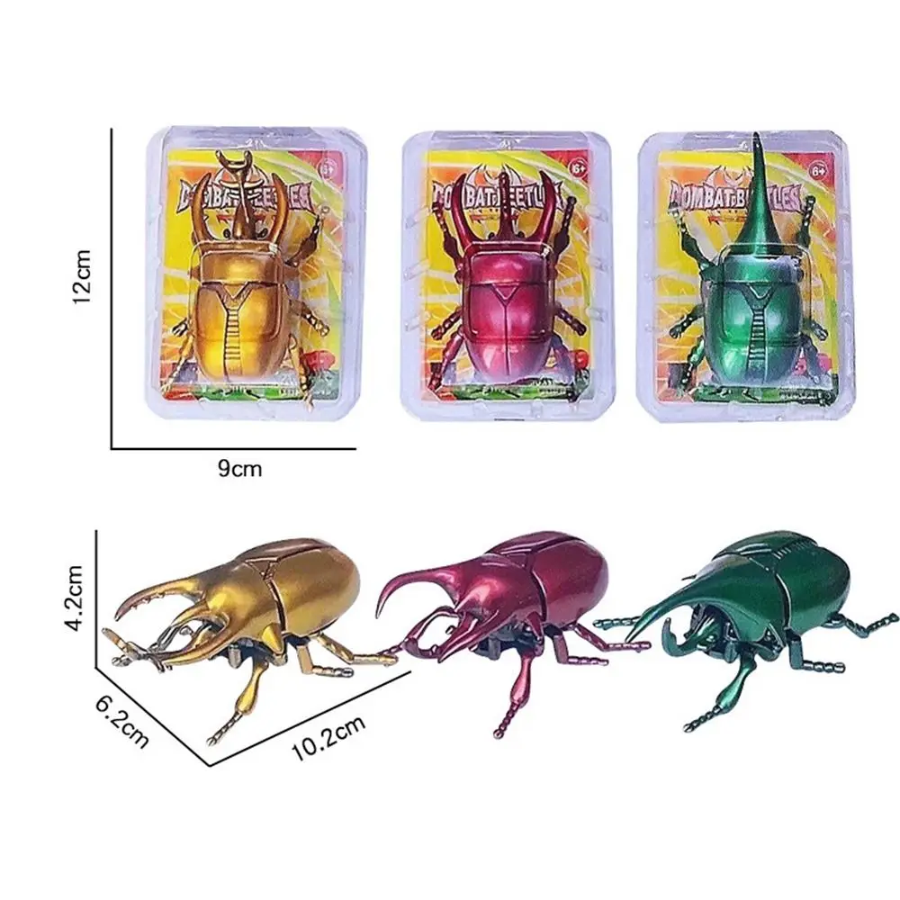 New Creative Wind-Up Beetle Children's Battle Prankster Animated Insect Model Gifts Scarab Beetle