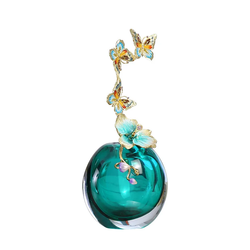 

Enamel glazed art vase ornament high-end living room