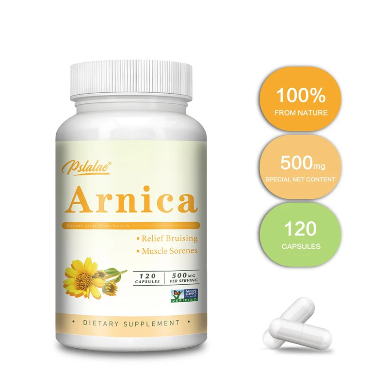 

Arnica - Relieves Muscle Soreness, Joint Pain, Bruises and Swelling Caused By Injury, All-natural Ingredients