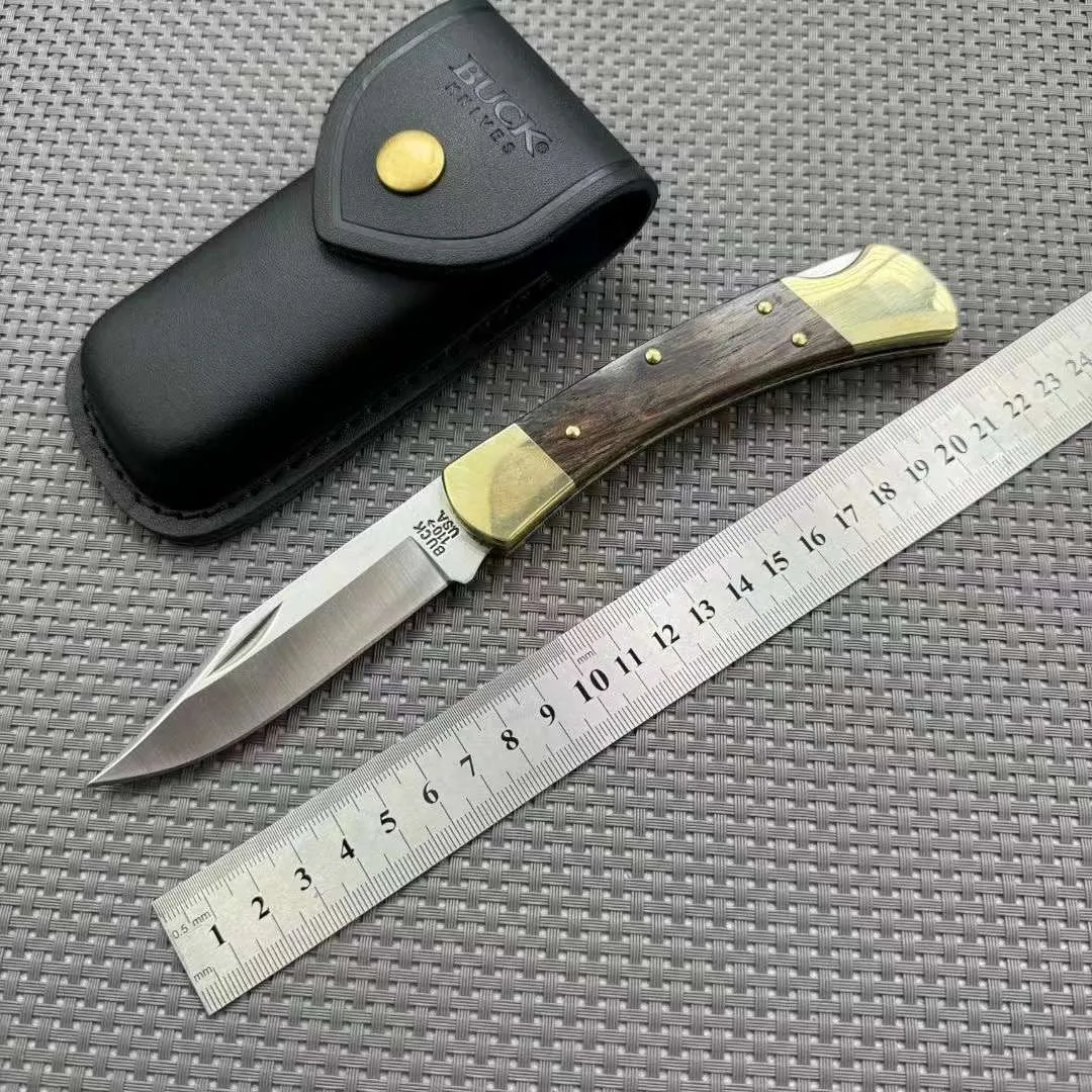 Outdoor mini knife Stainless steel folding knife Multi-functional portable camping self-defense fruit knife