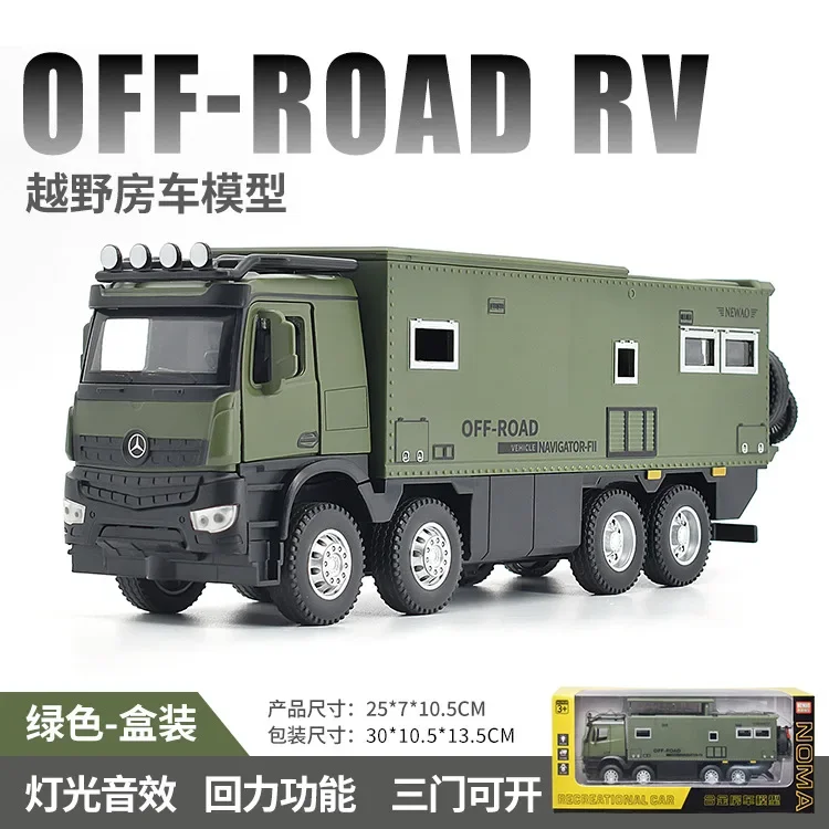 1:32 Mercedes- OFF-ROAD RV Simulation Diecast Metall Legierung Modell auto Sound Licht Zurückziehen Sammlung Kinder Spielzeug geschenke F580