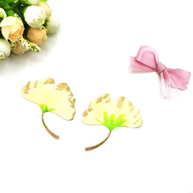 U75C Ginkgo Biloba 금속 절단 다이 스텐실 스크랩북 DIY 앨범 스탬프 종이 카드 엠보싱 장식