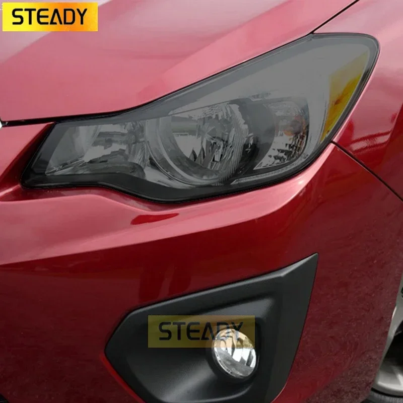 

2 Pcs Car Headlight Protective Film Transparent Black TPU Sticker For Subaru Impreza Hacthback GP 2012-2016 2017-On Accessories