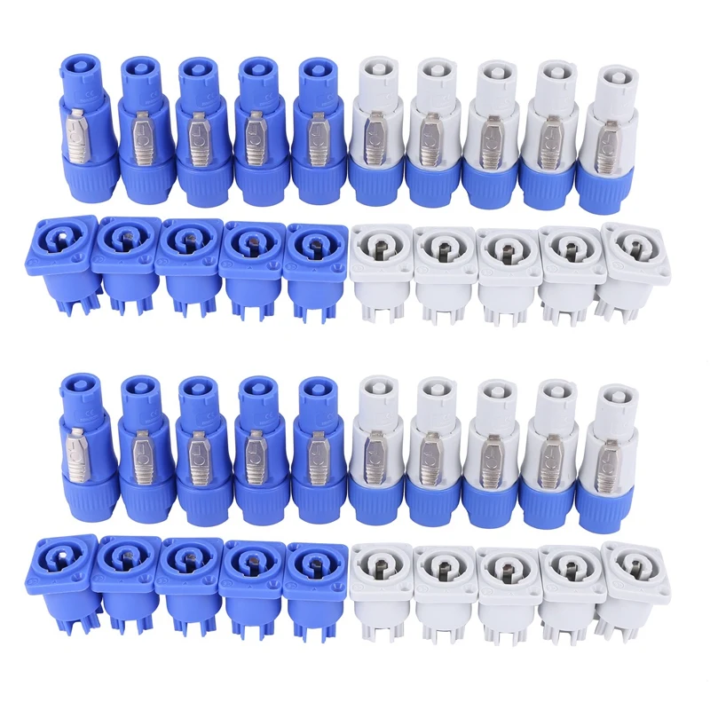 Адаптер панели шасси Powercon тип A NAC3FCA + NAC3MPA-1