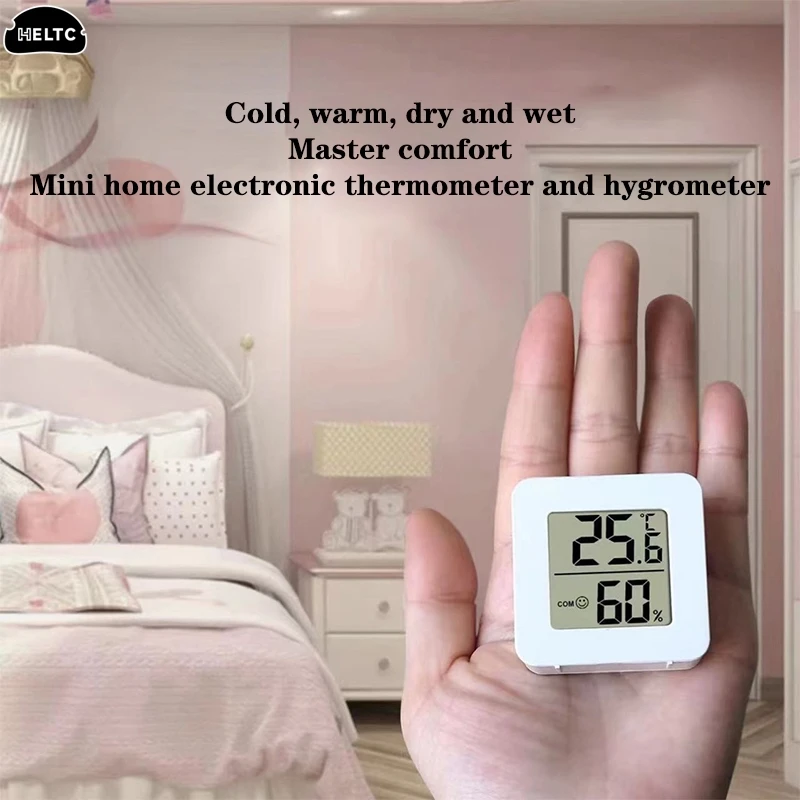 1PC Household Precision Thermometer Mini Indoor Thermometer LCD Digital Temperature Room Hygrometer Gauge Sensor Humidity Meter