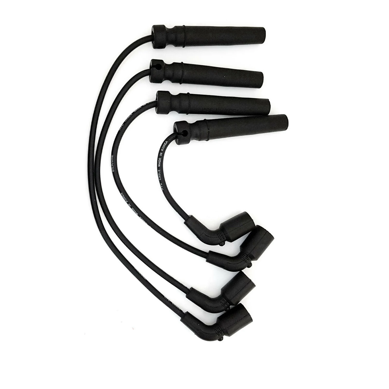 Cable de bujía de 4 piezas para Excelle 1,6 Chevrolet Aveo Cruze KALOS REZZO DAEWOO KALOS LANOS Nubira REZZO 96497773
