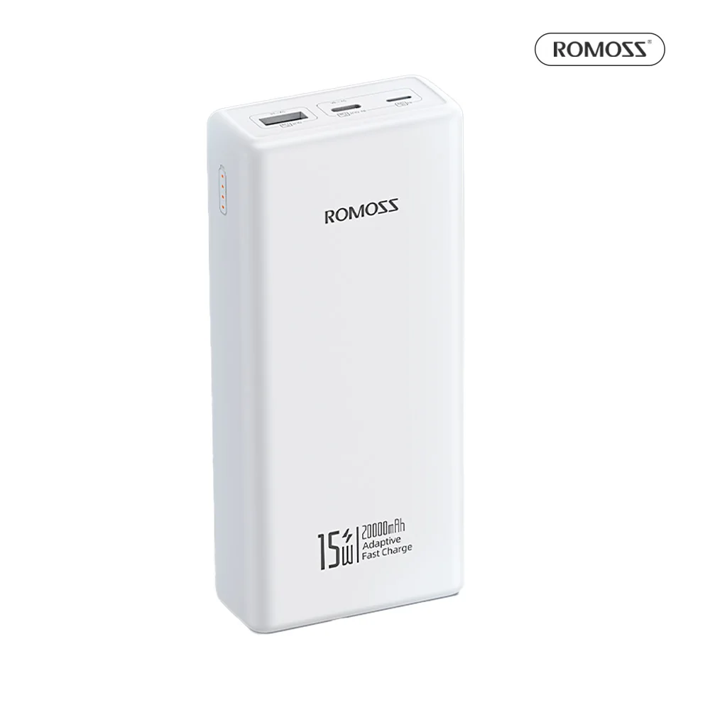 [الشحن الكوري] كابل Robos Power Bank Prc10 15W أبيض 10000Mah كابل مدمج