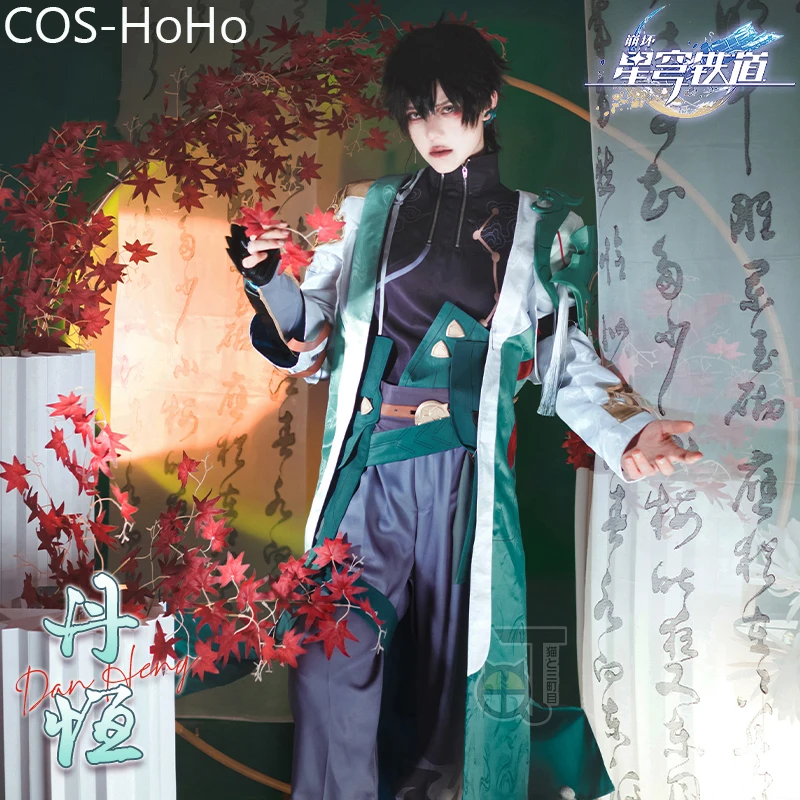 COS-HoHo Honkai Star Rail Game Suit para homens, uniforme bonito e legal, fantasia cosplay, roupa de RPG, festa de Halloween