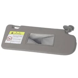 Sunvisor Vanity Mirror Sunshade with Mirror Gray for Chevrolet Sail Lova Aveo 2011-2018 Years Figzreo Auto
