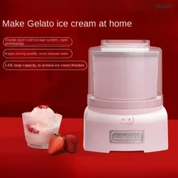 Home kitchen new Homemade Ice Cream Maker -  Small Mini Automatic Cone Ice Cream Making Machine. Icecream Maker Machine.