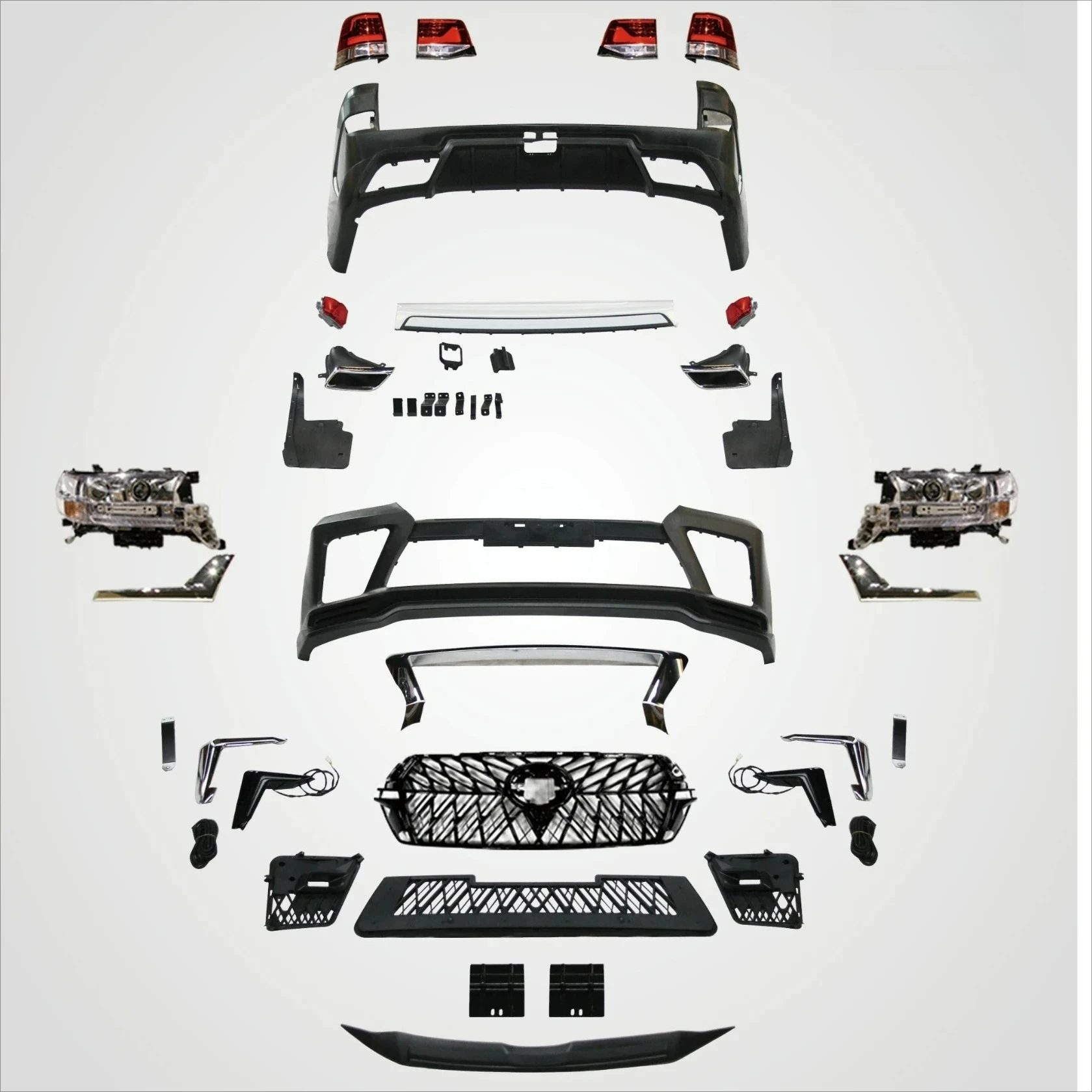 

PrecisionMade FORToyota JiangshanEdition Спортивный комплект из стекловолокна с настройкой объемного звучания Детали BODYKIT 2008-2016