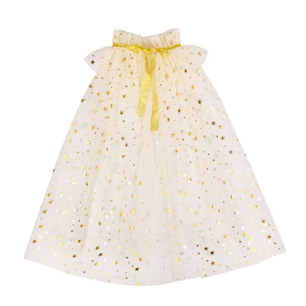 Nueva capa de princesa con lentejuelas para niñas, capa de malla dulce para disfraz de niños, capa de tul bonita para Cosplay, accesorio de rendimiento