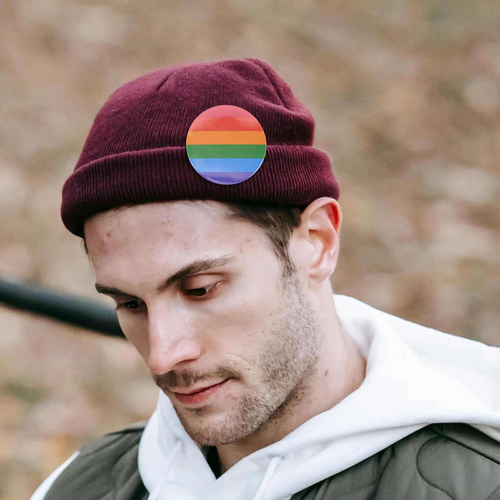 

10Pcs Colorful Pride Month Pinback Buttons Badges for Gay Pride Day Celebration Support Party Decor