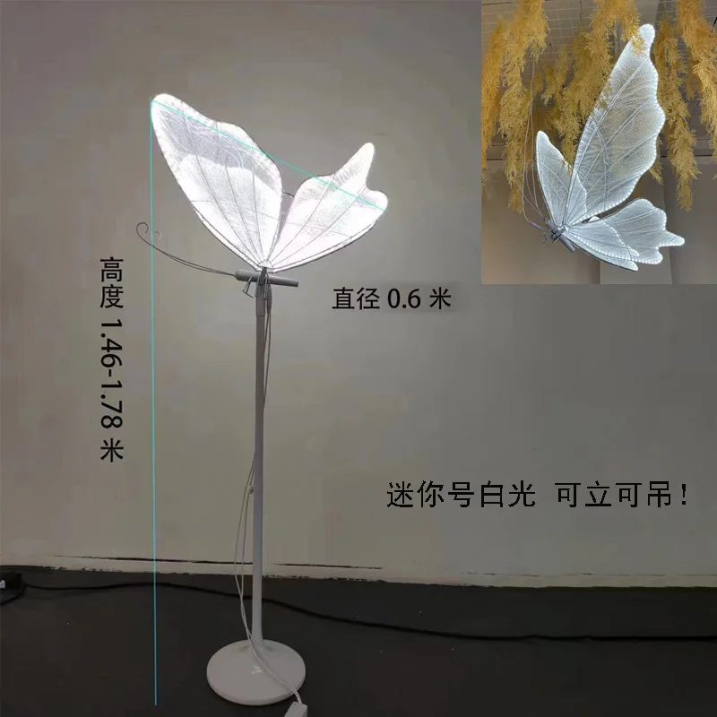 Wedding Party Decoration Props Butterfly Glow Lightening Ceilling Hanging Road Leading Stage Setting Road Leading Decor Supplies