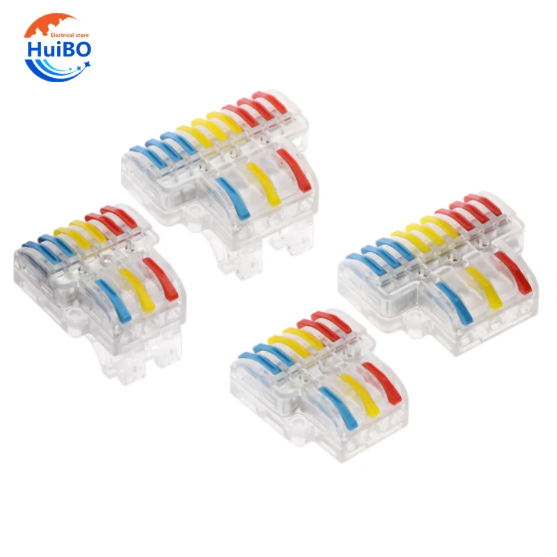 Quick Wire Connector PCT SPL Wiring Cable Connectors Push-in Conductor terminal Block Led Light Electrical Splitter LT-633 933