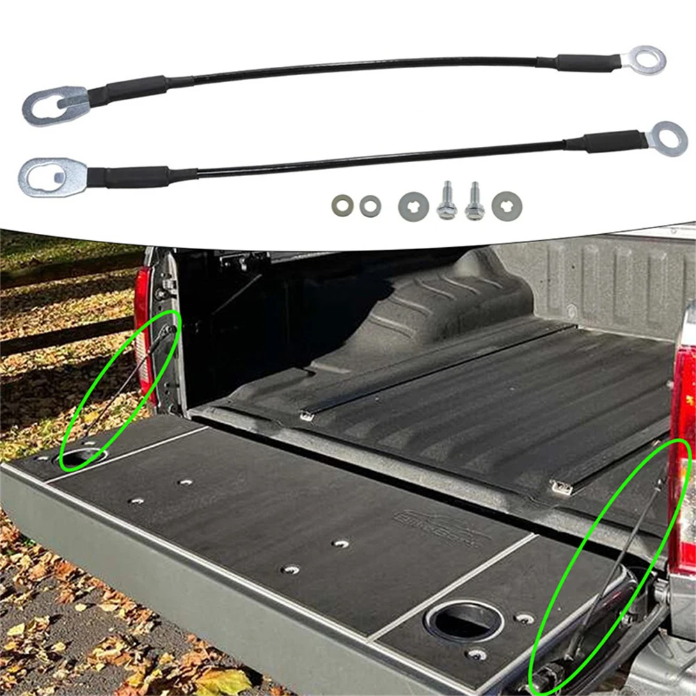 

​2 Pcs Rear Tailgate Cables Lift Gate Support Straps For Nissan Frontier 1998 1999 2000 2001 2002 2003 2004 90460-8B400 38541