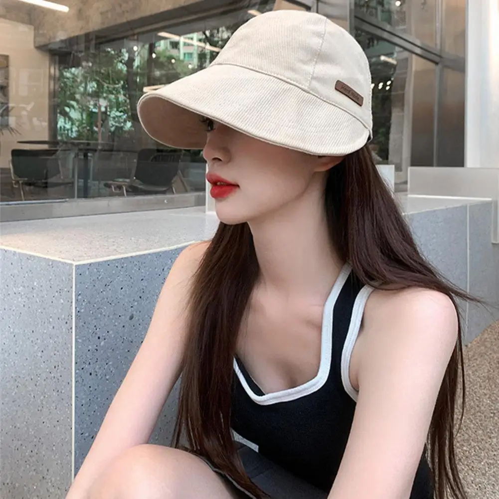 

Summer Wide Brim Sunhat Women Sun Hats Foldable Fisherman Hat Sunscreen UV Protection Cap Adjustable Wide Brim Bucket Caps