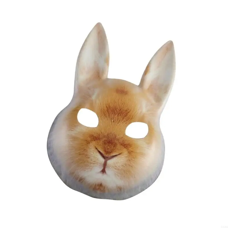 Anime réaliste Masque lapin anime trous ventilés Anime Con Cosplay Accessoire 6xda