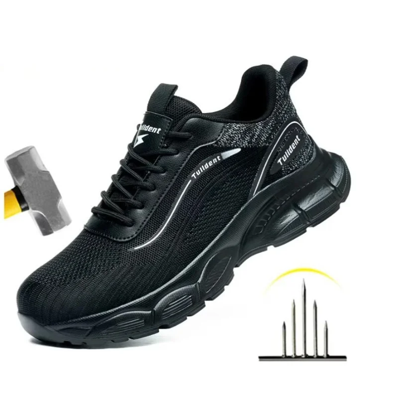 

Men's safety shoes, anti smash and anti stab work Sneakers, men's indestructible safety boots, insulated shoes