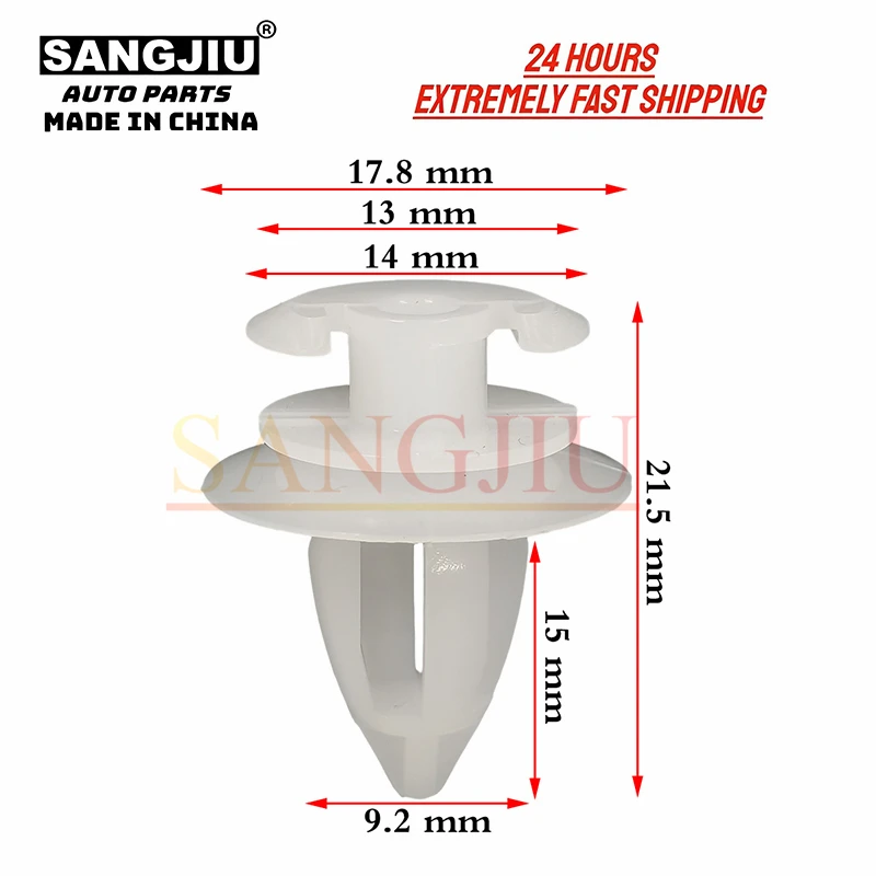 20Pcs Interior Trim Clips Compatible With For BMW 3 5 7 X Z Volvo Saab Jaguar 51411973500 51418172050 8616645