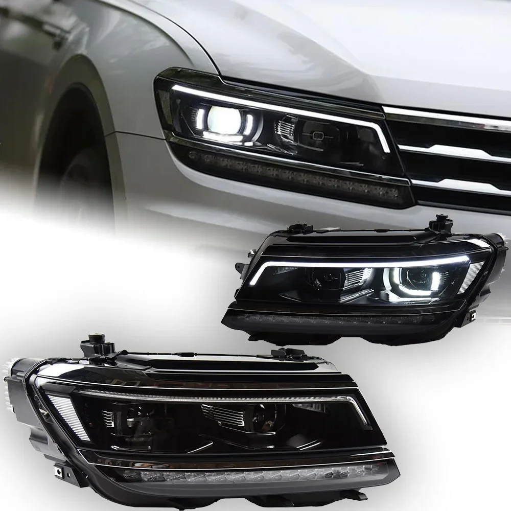 

Car Lights for VW Tiguan Headlight Projector Lens 2017-2020 New Dynamic Signal Head Lamp LED Headlights Drl Automotive Accessory