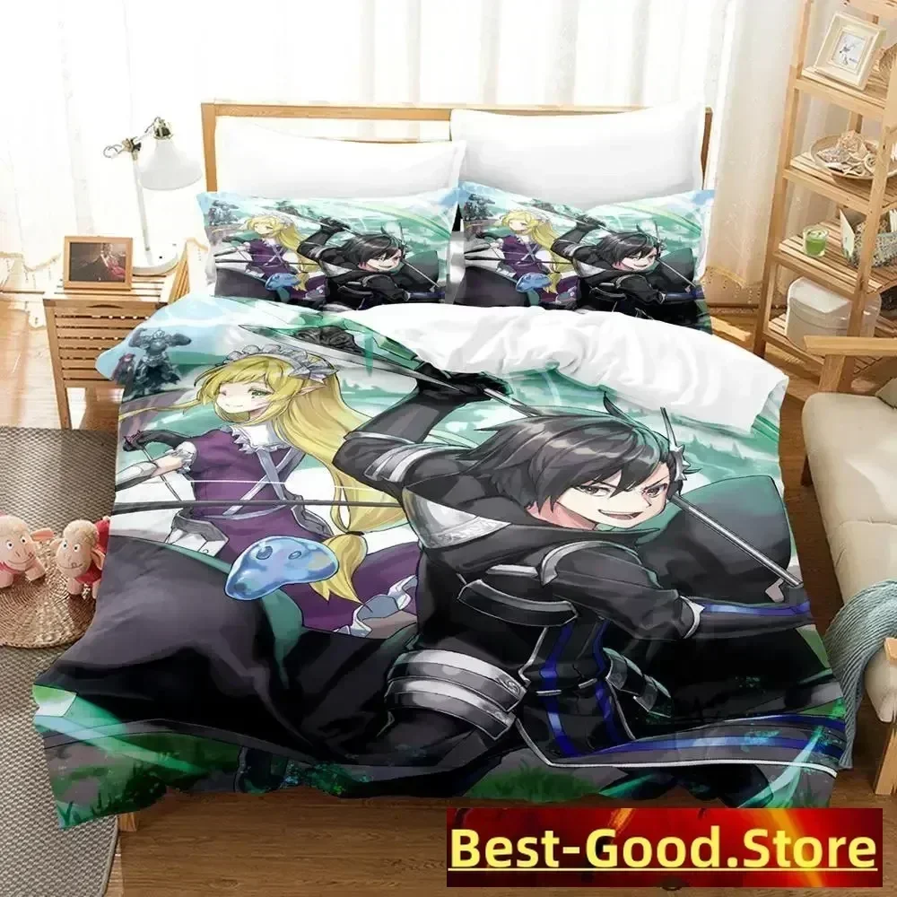 Black Summoner Bedding Set Duvet Cover Sheet Printed Bed Set Pillowcase Bed Full Queen King Size Comforter Bedroom