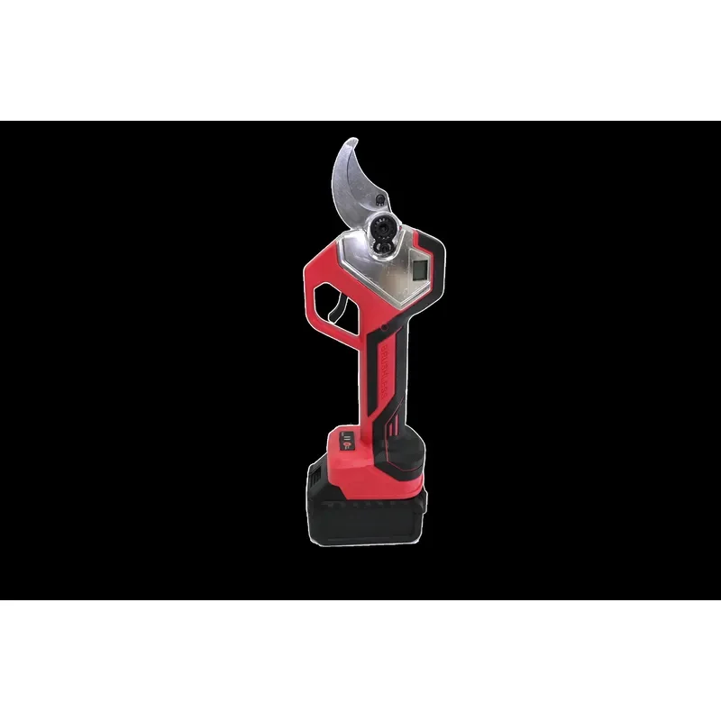 21V Cordless Electric Pruning Shears for Garden Trees DIY Grade Automatic SK5 Metal Wood Handle Plastic Ratchet Bypass