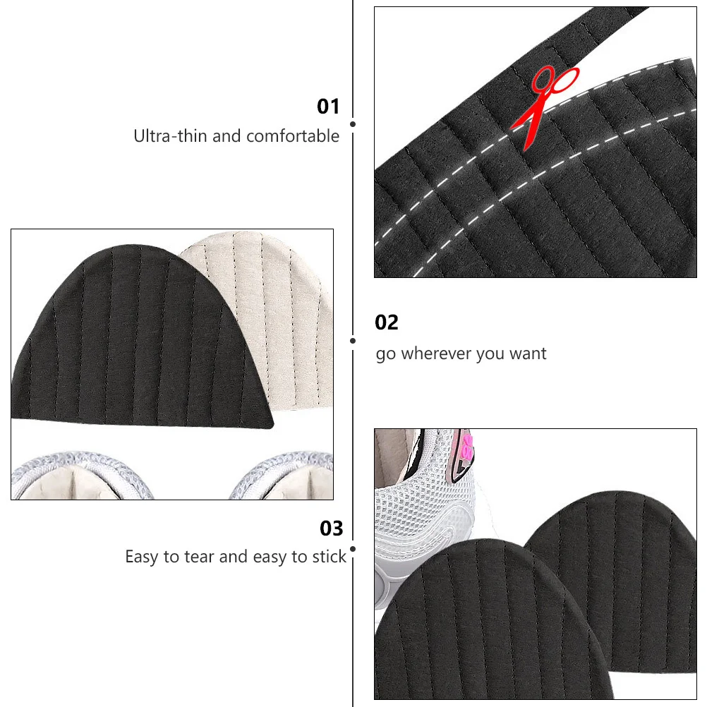 

Cushion Inserts Heel Stickers Self Adhesive Shoe Pad Foot Care Protector Ultra Thin Comfortable No Residue New Shoes Suitable