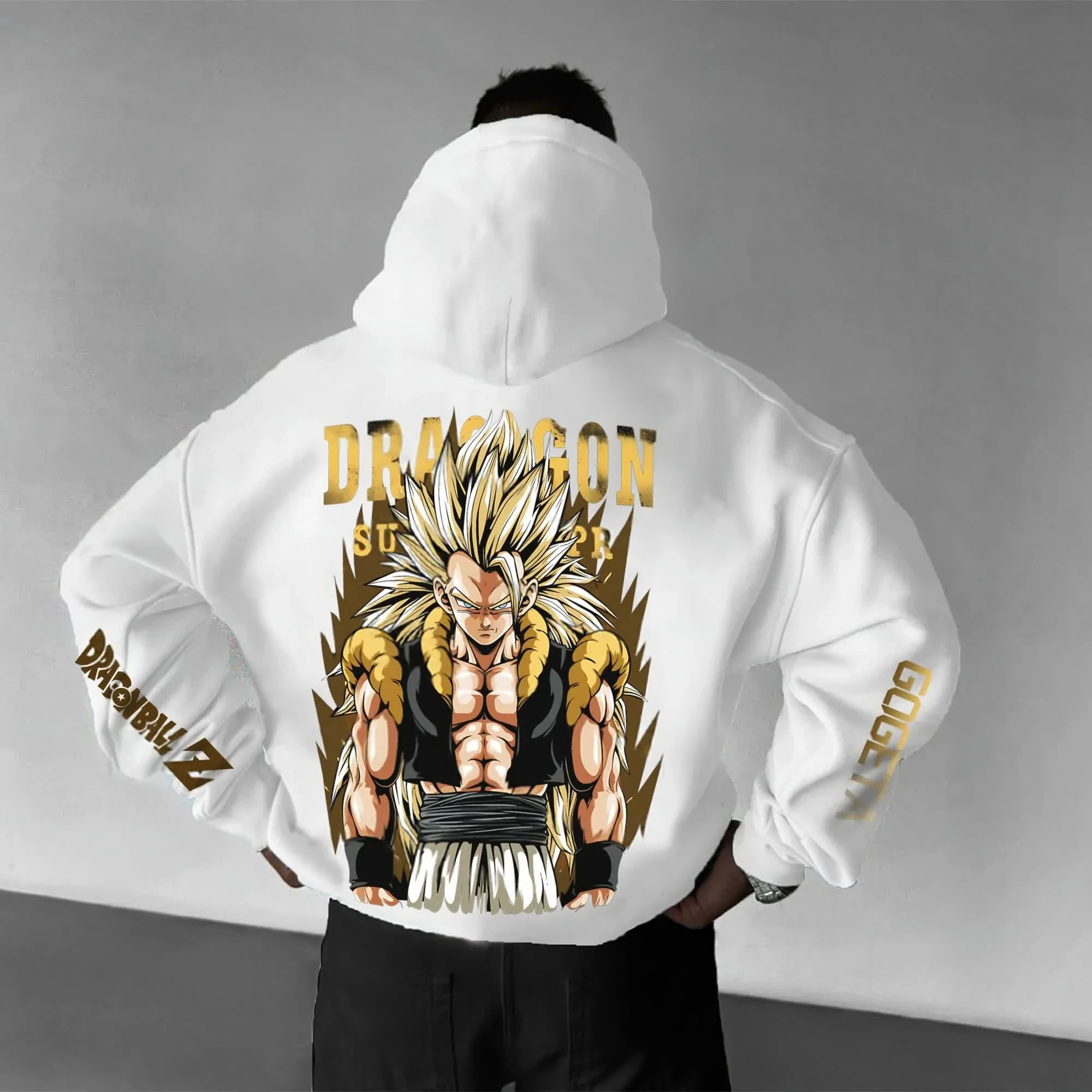 

Dragon Ball Parent-child Clothing Autumn and Winter Japanese Hotblooded Animation Classic Character Hoodie Men's and Women's Top