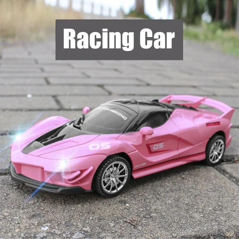 2.4GHz 4CH RC Drift Racing Car 1/18 With LED Light High Speed Remote Control Vehicle Indoor Outdoor Play Holiday Present For Boy