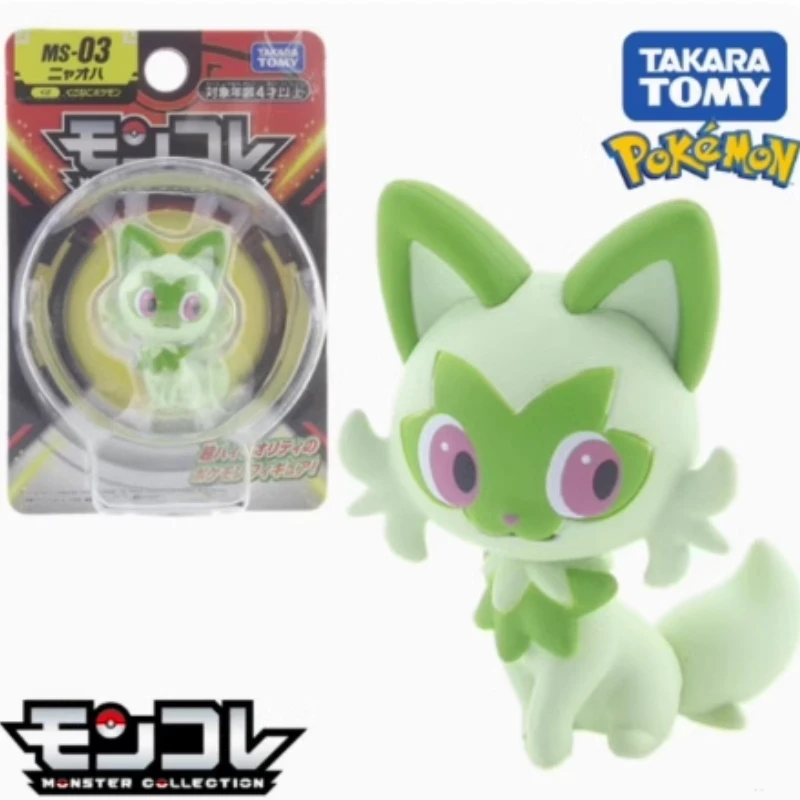 Takara Tomy Tomica Pokemon Pocket Monsters Moncolle MS-41 DragapultMS-35 Cinderace 3-5cm Mini Resin Anime Figure Toys for Childr