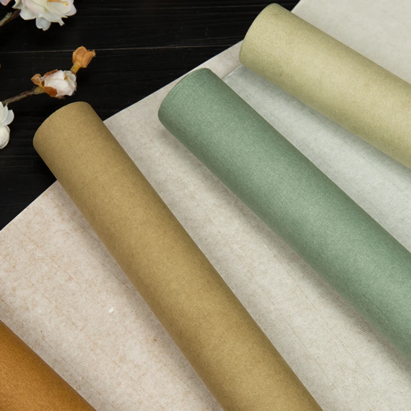 Batik Half-Ripe Xuan Paper Regular Script Running Script Writing Rice Paper Brush Pen Calligraphy Creation Papier Art Supplies