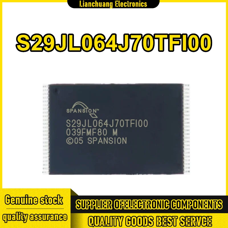 

5PCS S29JL064J70TFI00 S29JL064J70TF100 TSOP48 IC chipset New in stock