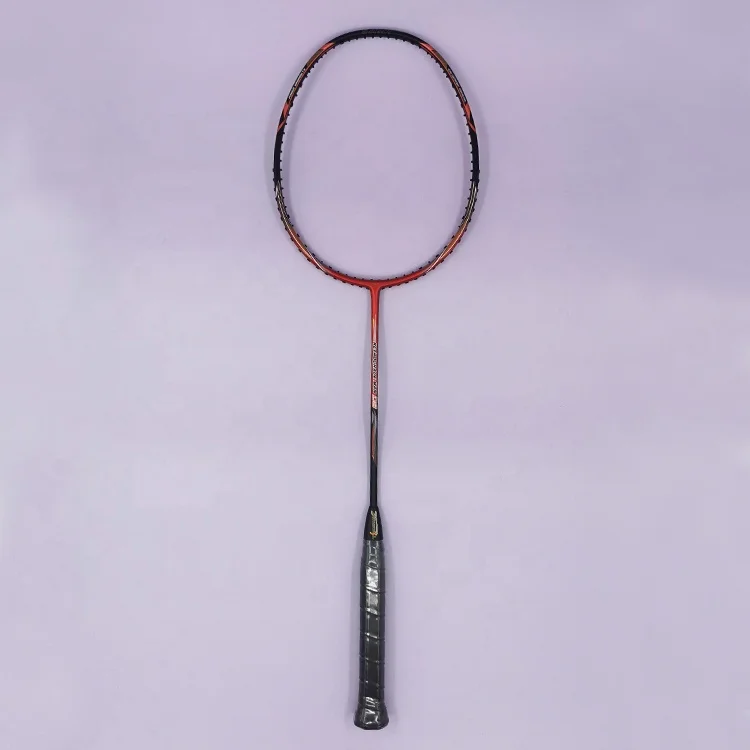 

28LBS High Tension Full Carbon 5U Graphite Ultra-Light 5U Graphite Badminton Racquet for Players Looking for Speed Control