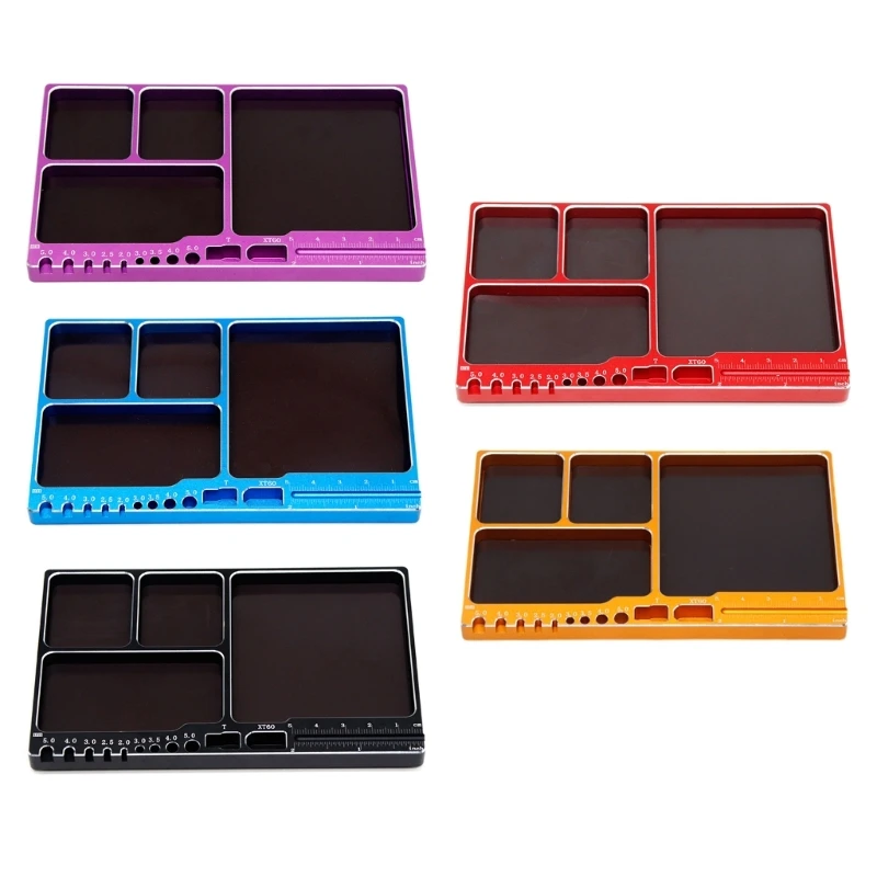 

Storage Plate Square Maintenance Box for RC Car Truck Model Part Accessories