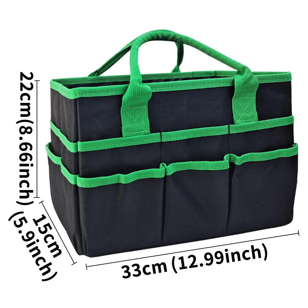 1 simple multi-color teaching aid bag Teacher bag Stationery storage bag Classroom bag Gardening garden tool bag