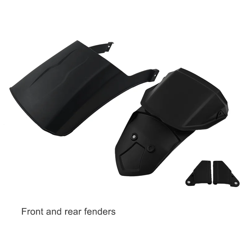 BENDA Cruiser DARK FLAG 500 Plastic Front Rear Mudguard Fender Mud Guard Wheel Body Cover for Motorcycle Protection Accessories