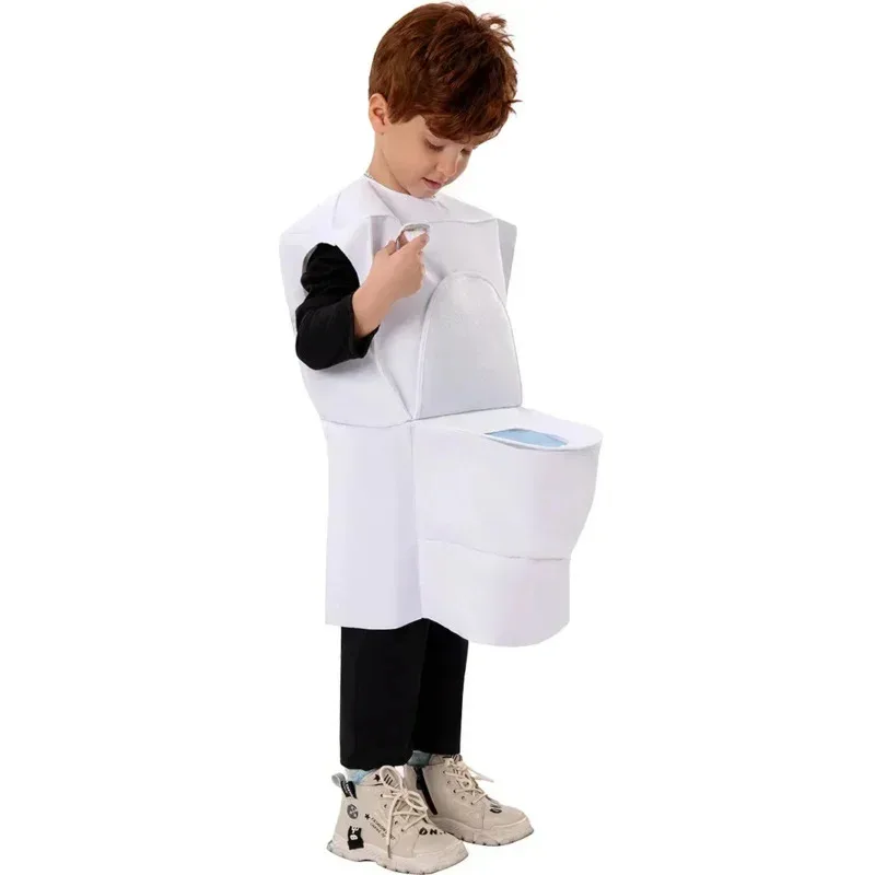 72th Anime Muscle kids skibidi toilet cosplay costume game speaker Man TV cameraman costumes bodysuit jumpsuit mask Hall