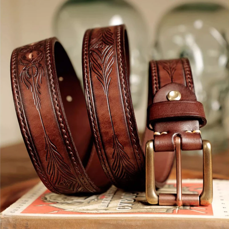 ceintures-en-jean-decontractees-en-cuir-veritable-pour-hommes-ceinture-en-cuir-retro-sculptee-a-la-main-de-137-pouces-mode-americaine-avec-boite-cadeau