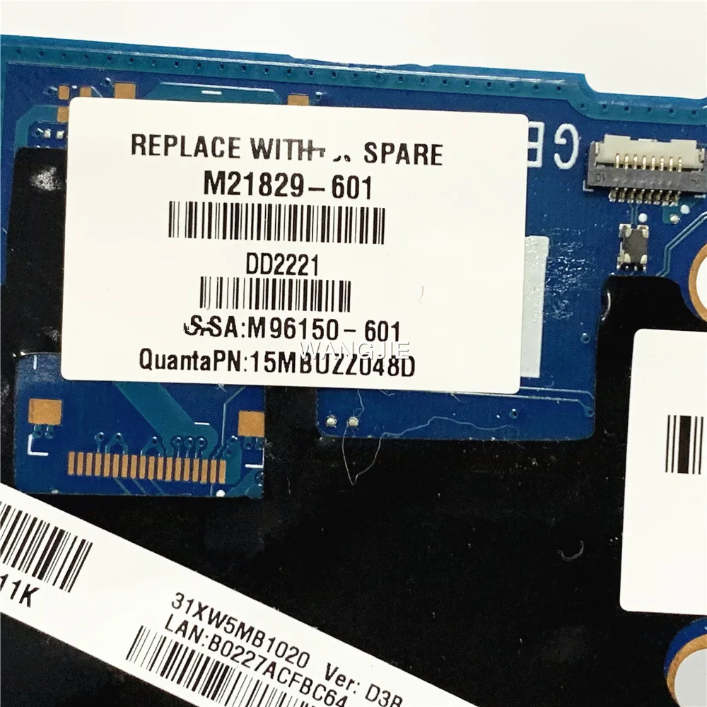 ل HP ArchiCad ZBook Power G7 اللوحة الرئيسية للكمبيوتر المحمول DAXW5AMBAD0 SRH8Q i7-10750H N19P-Q3-A1 GPU اللوحة الأم للكمبيوتر المحمول M21829-601