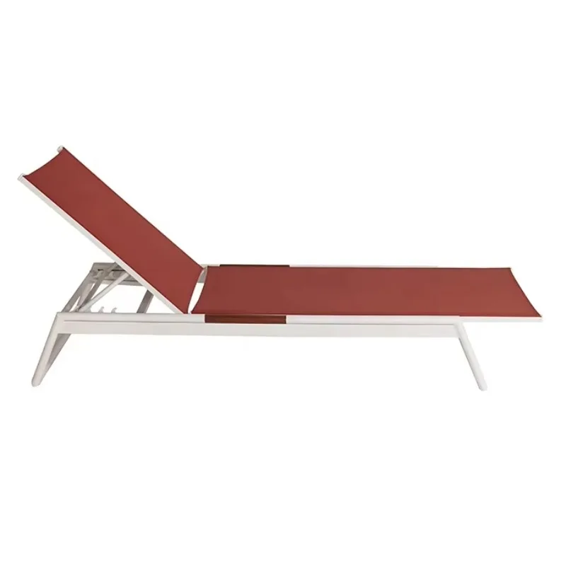 

Customizable Chaise Sun r Pool r Red White for Swimming Pool Hotel Beach Garden Outdoor Furniture Set
