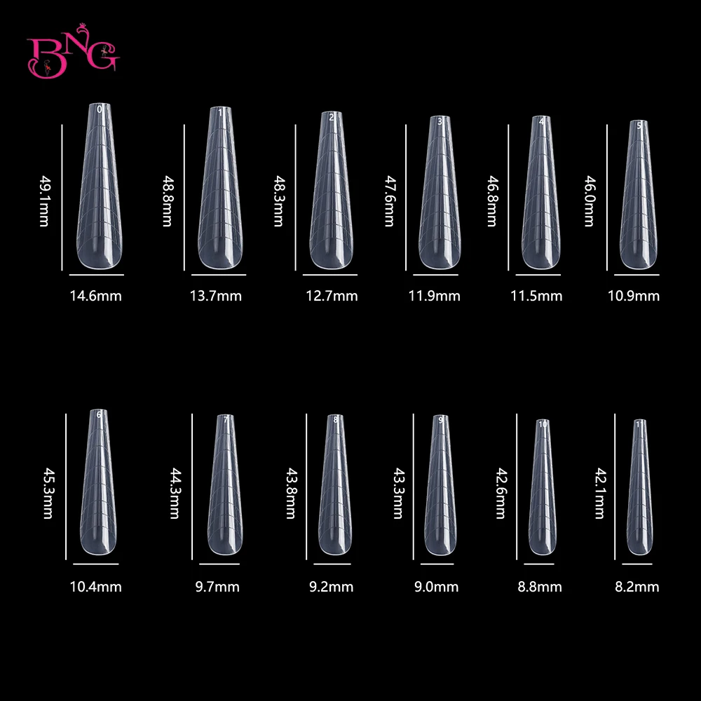 120Pcs Dual Forms Full Cover Nail Tips Upper Arched Extension Mold Acrylic Top Form for Nail Poly UV Gel Quick Building