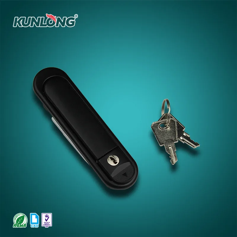 Chassis cabinet flat lock SK1-032BK control box press waterproof and dustproof panel lock